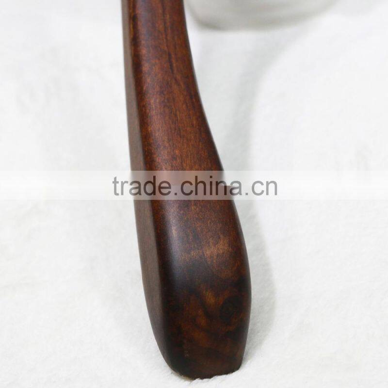 Senior classic brown wooden hanger for clothes