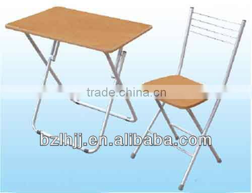 cheap MDF folding table/ wooden folding table(1135)