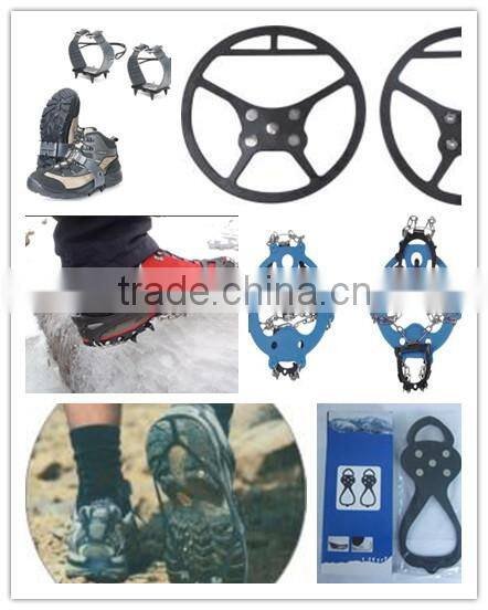 Favorable ice spiker attachable wheels for shoes