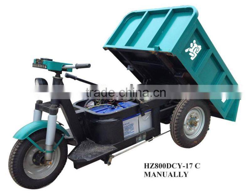 1500W electric cargo auto rickshaw for brick transportation