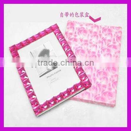 New design rhinestone photo frame wholesale China manufacture BY 1890