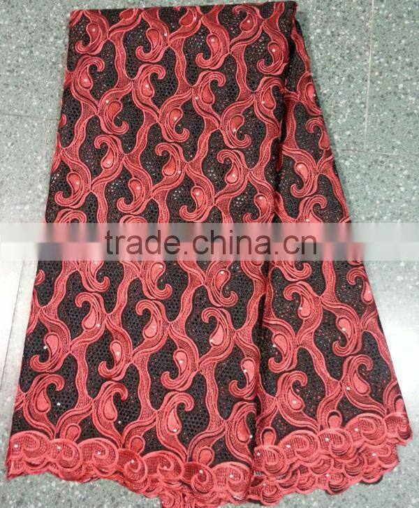 high quality heavy cotton african lace