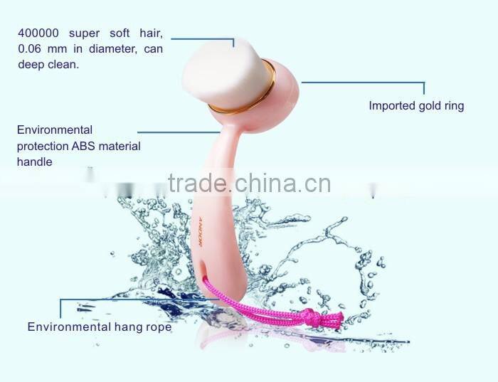 2021 superfine fiber Soft Facial Brush Deep Pore Cleansing Brush Nylon Face Washing Brush with Long Handle