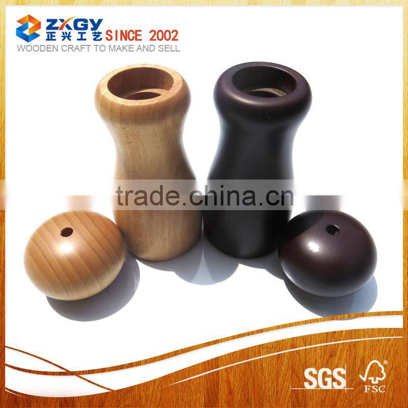 Small Wooden Pepper Mill of Different Sizes from Factory Supply
