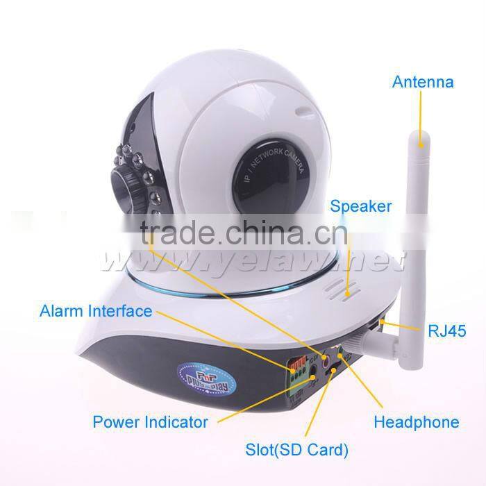 Shenzhen NC400 H.264 HD 32G SD Card Wifi Camera , easy use indoor IP Wireless camera , Day/Night IR Cut Filter cameras