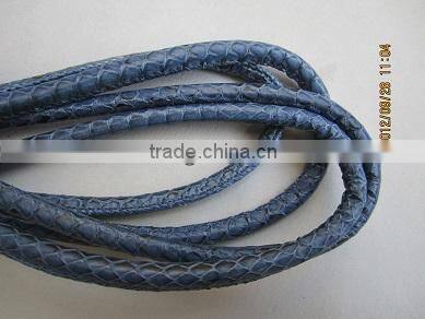 3mm,4mm,5mm,6mm,7mm genuine snakeskin leather cord string for jewelry