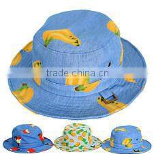 wholesale high quality floral bucket hat