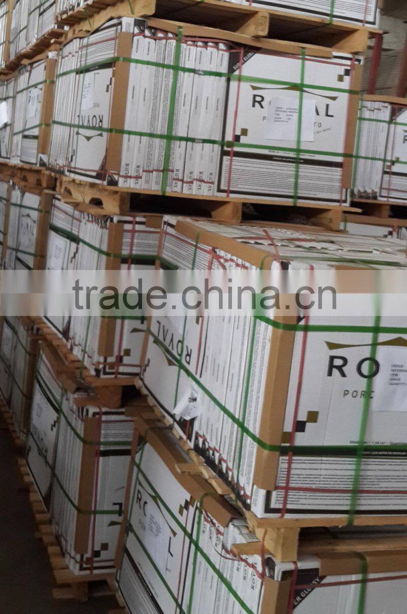 wooden design 800x150mm floor tile white