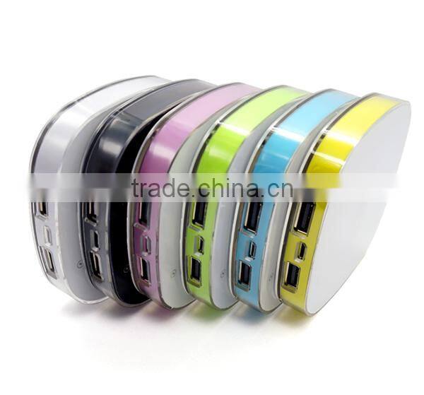 5000 mah dual usb output power bank phone charger