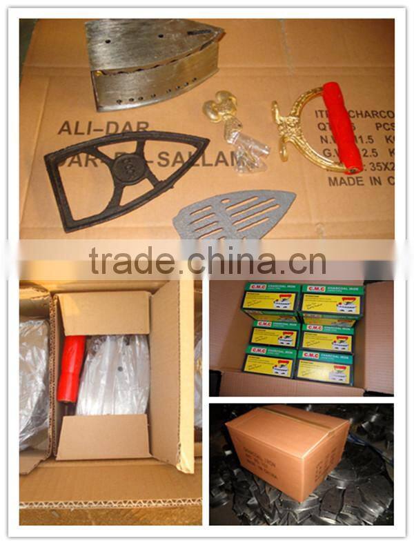 factory low price charcoal iron for clothes in Africa market