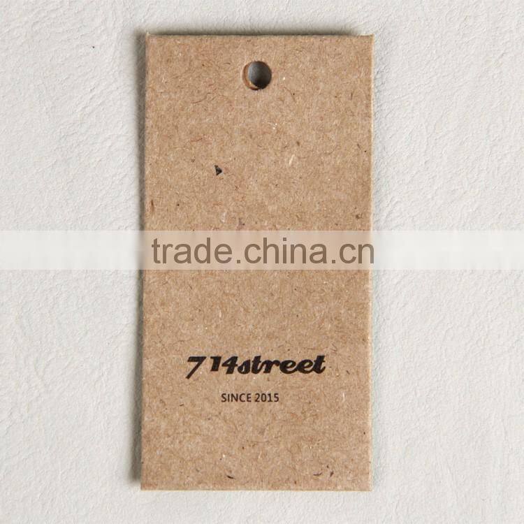 Kraft paper spare button bag with silk screen printing for frock coat