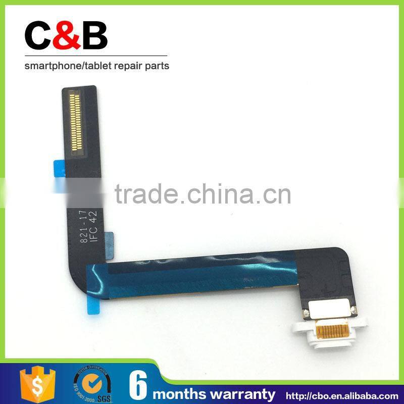 For Ipad Air 5 5th Charging Port Dock Connector Flex Cable Replacement Black and white