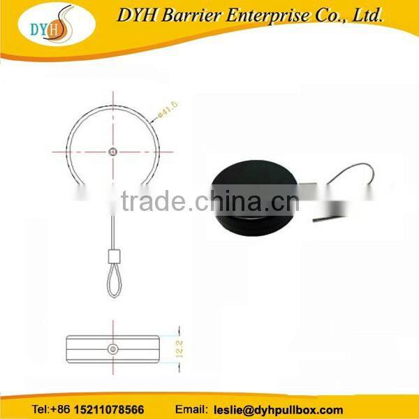 Round retractable pull box,retractable reel mechanism,anti-theft ring display