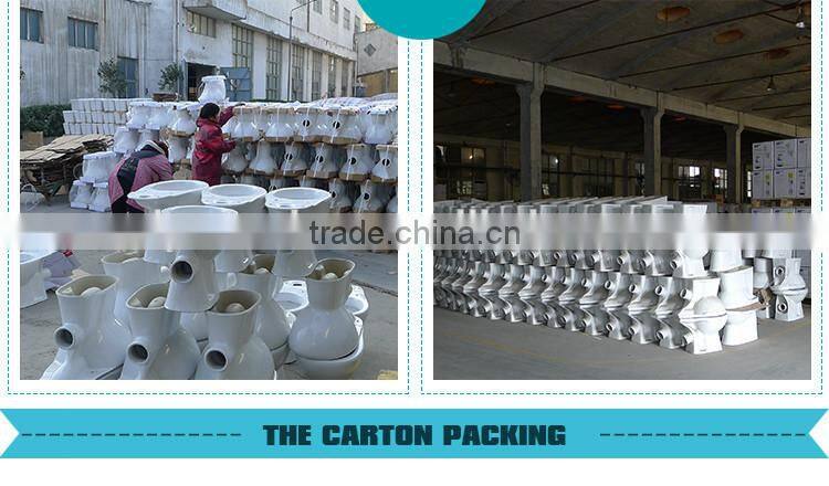 Wall hung ceramic toilet and P-Trap sanitary ware European Toilet flushometer toilet bowl