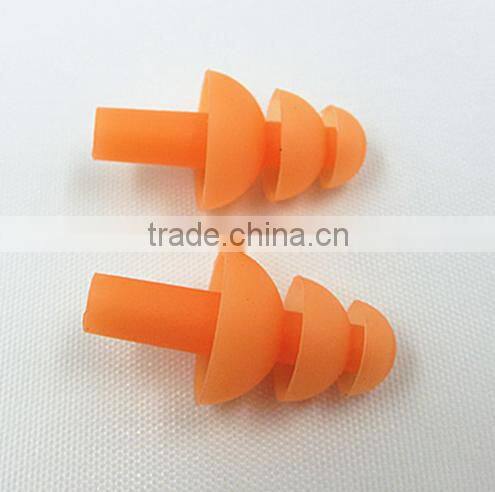 Yellow swimming waterproof safety ear plug