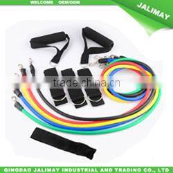 Latex resistance band exercises for women