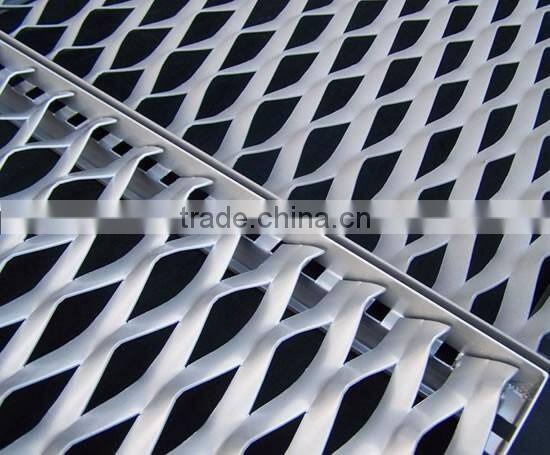Stretch powder coated expanded Metal Mesh