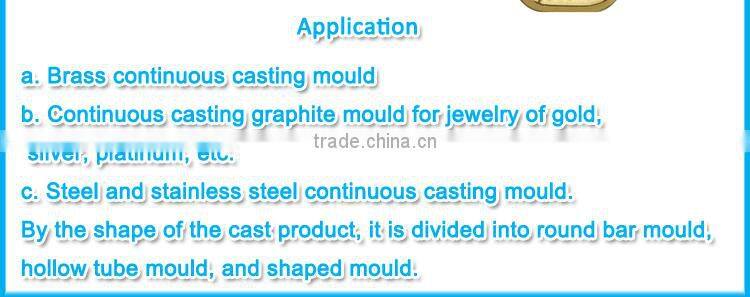 High pure graphite crucible for melting steel