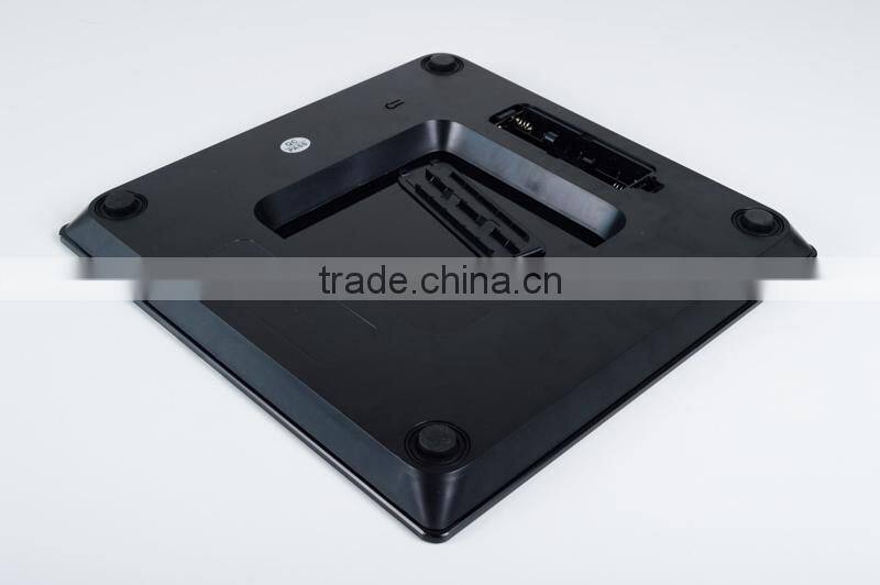 Large Lcd Display Black Bluetooth Body Fat Scale Digital Weighting Scale