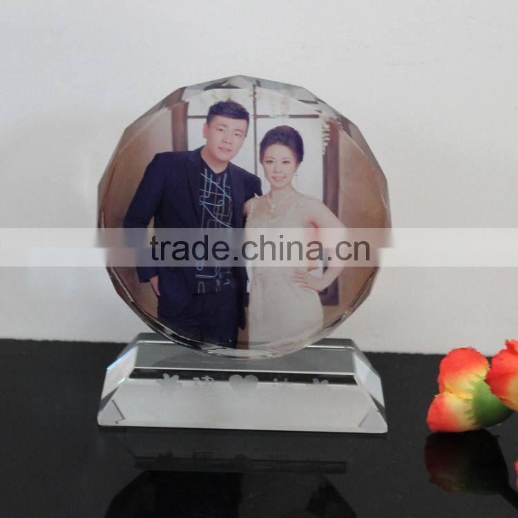 Cute crystal wedding photo frames