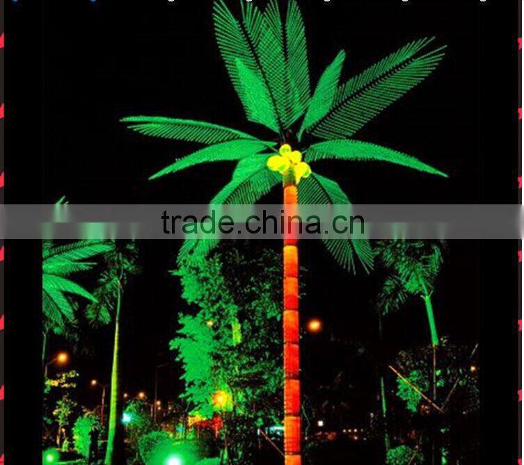 Artificial Palm Trees Manufacturer Wholesale Outdoor Lighted Plastic Artificial Palm Trees