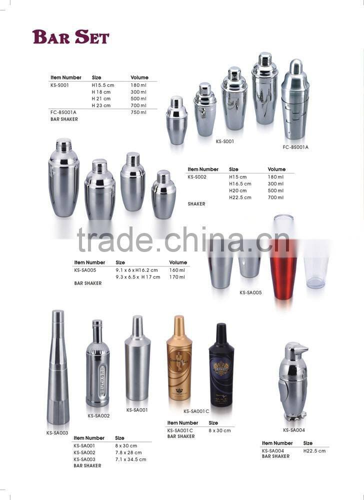 stainless steel cocktail muddler