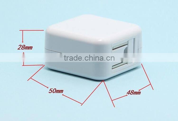 UL LISTED Dual USB Foldable Quick Charge 2.0 Wall Charger