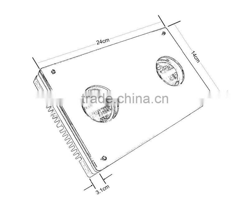 Lumini programmable coral reef used led aquarium lighting aquabeauty 130w
