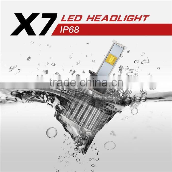 High-grade Waterproof X7 LED Car Headlight H3 40W 4800LM with High Quality