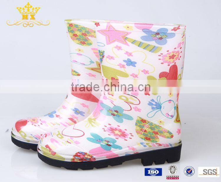 cheap rubber rain boot for child