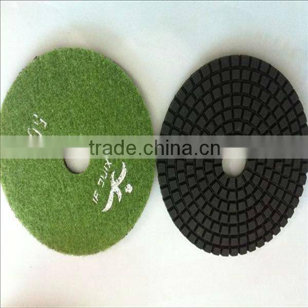 4 inch 100 mm flexible diamond polishing pads for marble granite floor