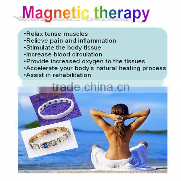 2013 New product white ceramic magnetic bracelet alibaba wholesale #13000