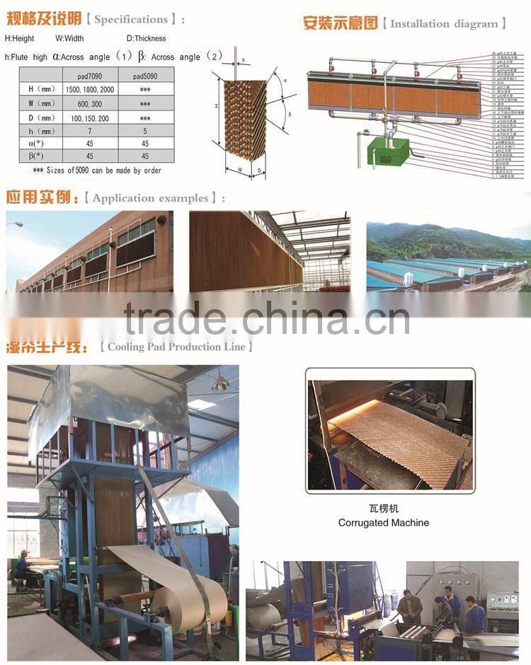 Honeycomb Cooling Pad For Animal Farms and Greenhouses