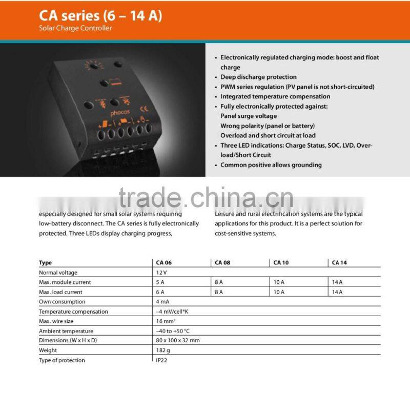 Factory Manufacture Pwm Solar Charge Controller Manual