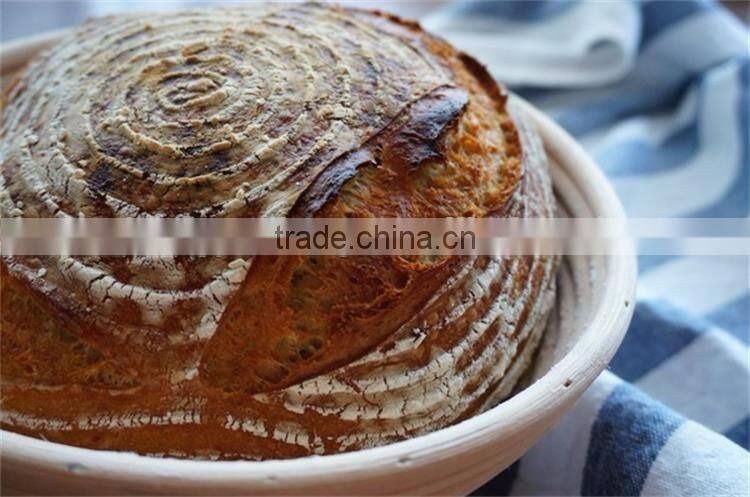 Round shape rattan cane bread proofing banneton basket