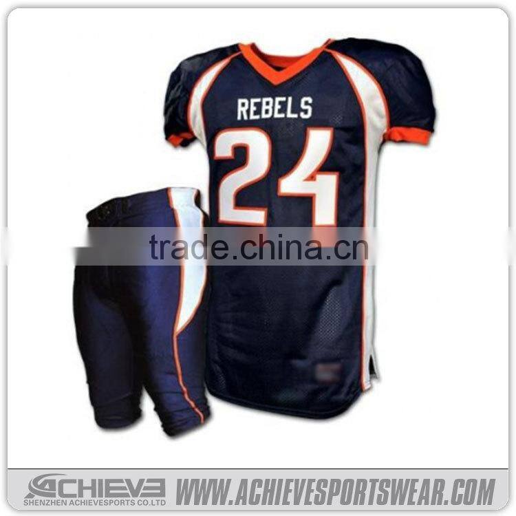 For 2015 seasons High quality cheap price hot sell American football jersey