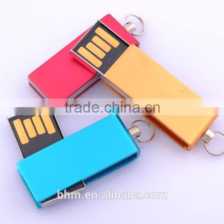 Popular USB 2.0 swivel metal usb flash memory,4GB/8GB/16GB USB flash drive
