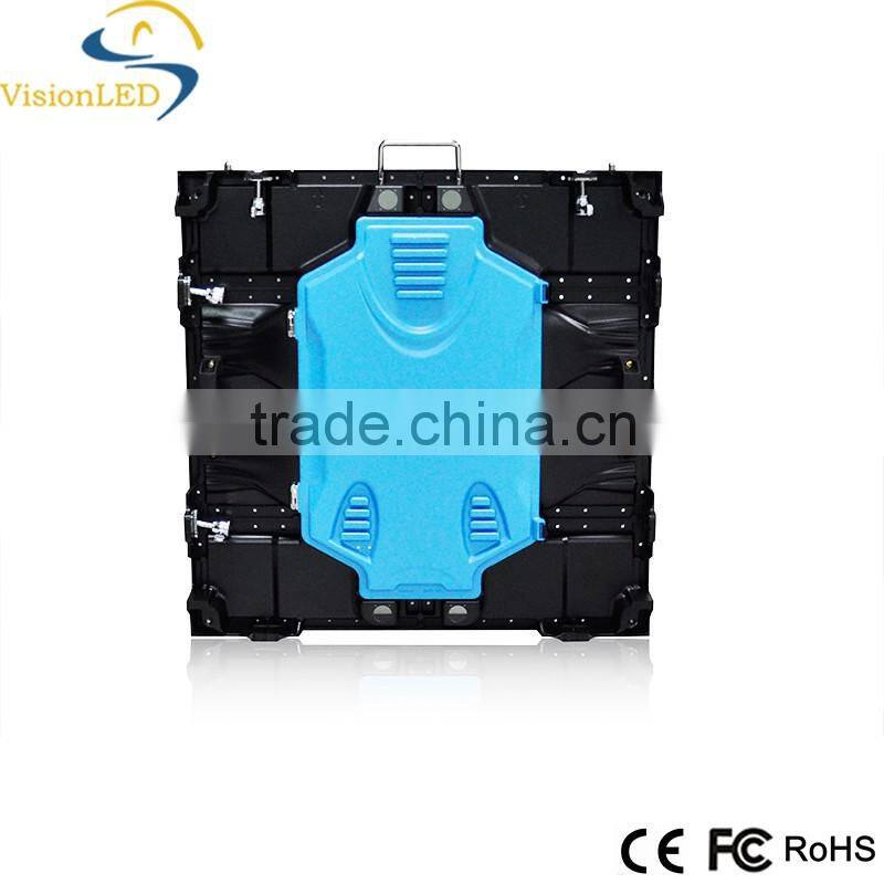 Outdoor P8 full color advertising rental LED display screen with die-casting aluminum cabinet