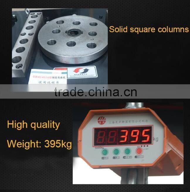 GW40 Rebar Bender Automatic Construction Steel Bar Bending Machine