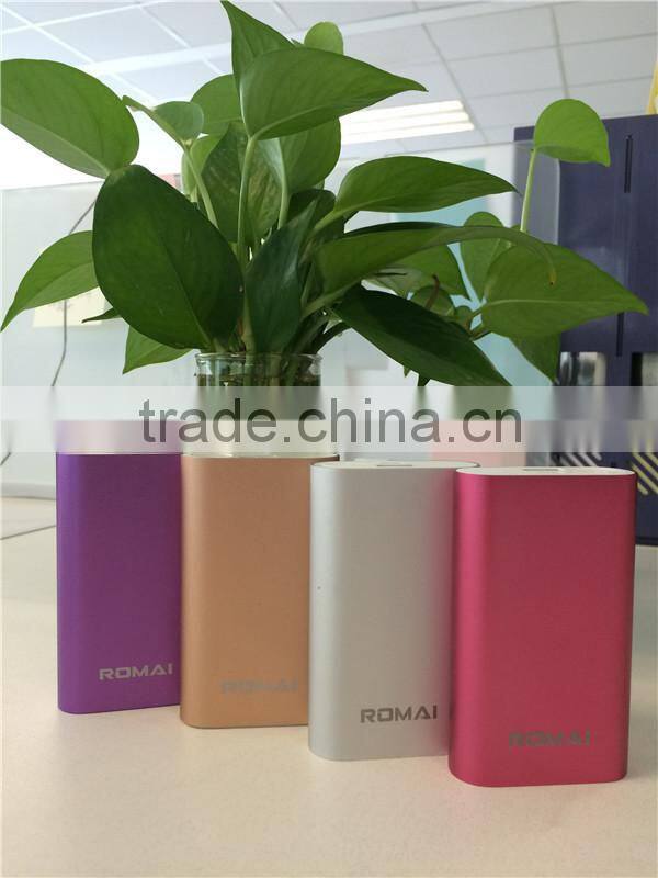 Romai portable power bank for laptop / laptop charger power bank with 5200mAh