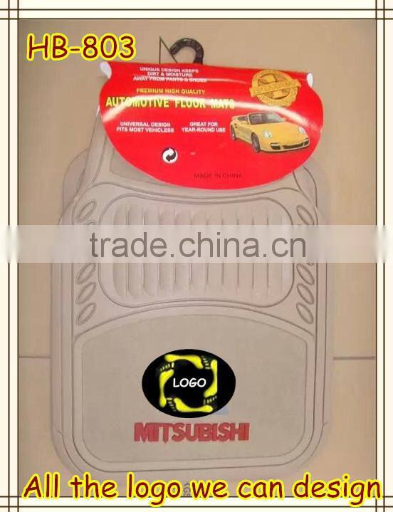 anti-skid pvc car floor mats logo car mats