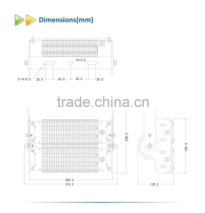 New arrival module outdoor lighting led tunnel light 100W with MeanWell driver