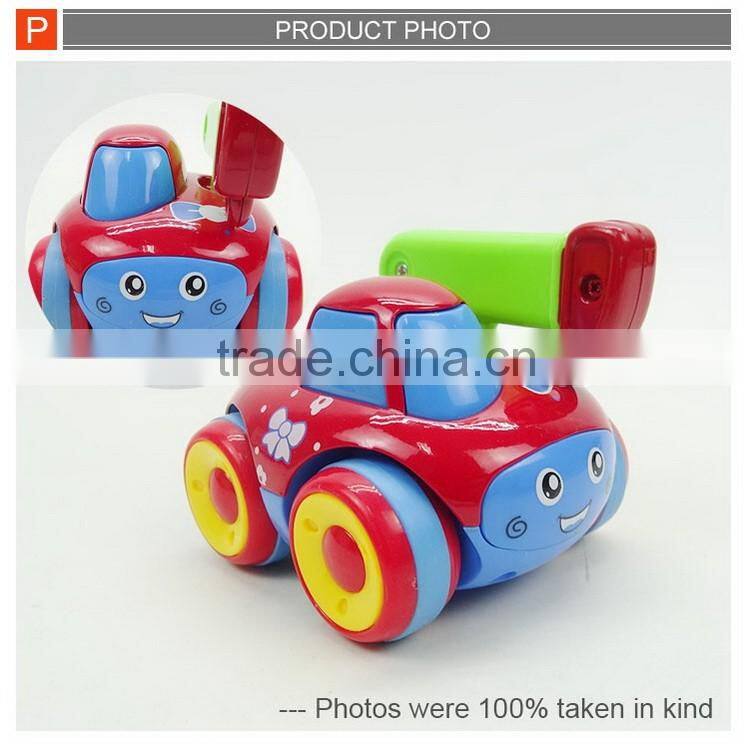 Mini friction cartoon metal diecast models toy truck for kids
