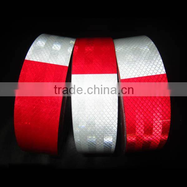 Truck Vehicle Adhesive Reflective Stickers with Perforations