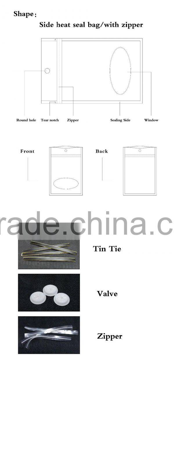 Trending hot products plastic Bopp aluminum foil bag printing for spice powder packaging bag in guangdong