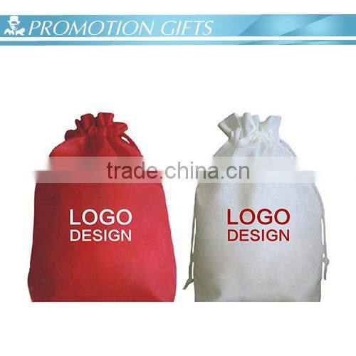 Fashion canvas shopping bag, canvas drawstring bag