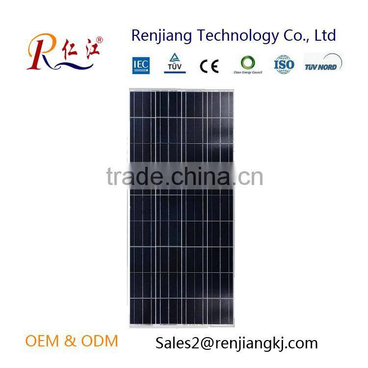 high-efficiency solar panel from China! poly 150w solar panel 18v