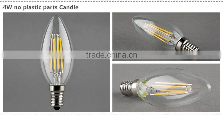 Tailed Candle LED Filament Bulb C35 2W 4w Bulb LED Filament,LED Bulb light