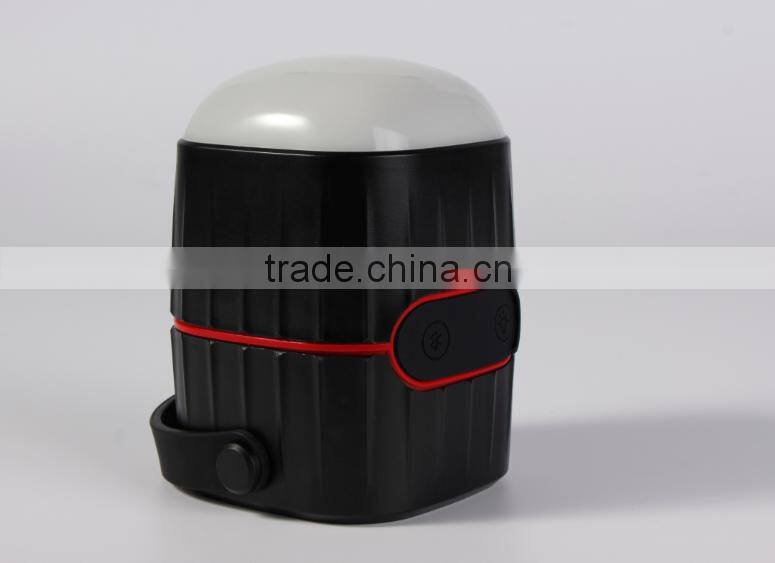 Portable bluetooth wireless speaker music receiver withCamping emergency LED light