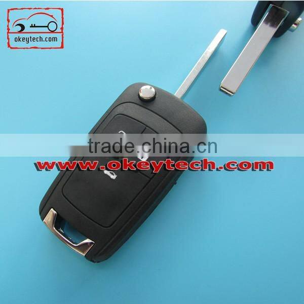 Hot Sale buick flip remote key shell 3 button remote flip key shell key covers for buick flip key blank buick